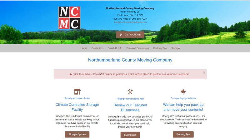 Northumberland County Moving Company